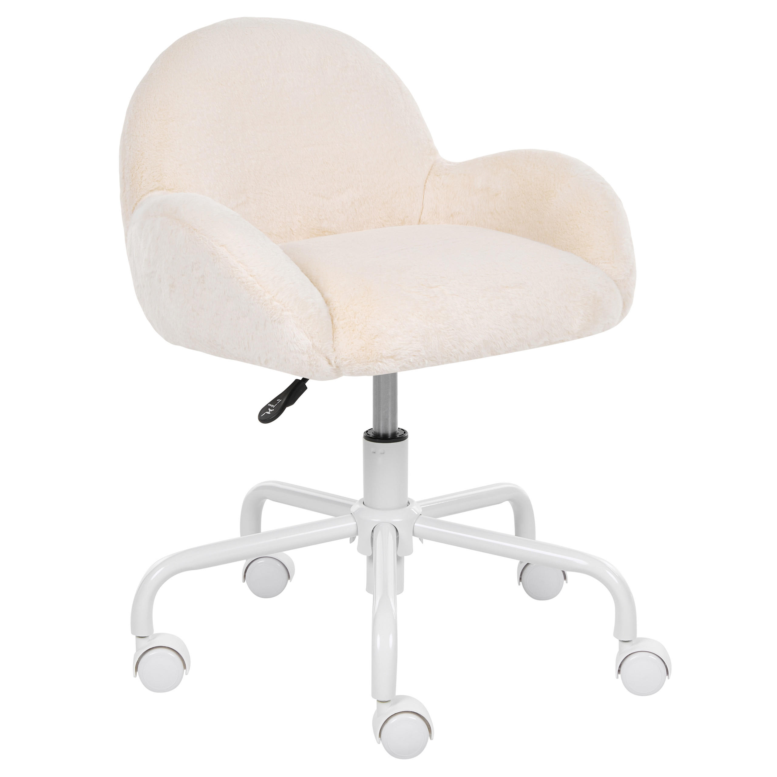 Beliani Schreibtischstuhl Creme 60x65x60 cm