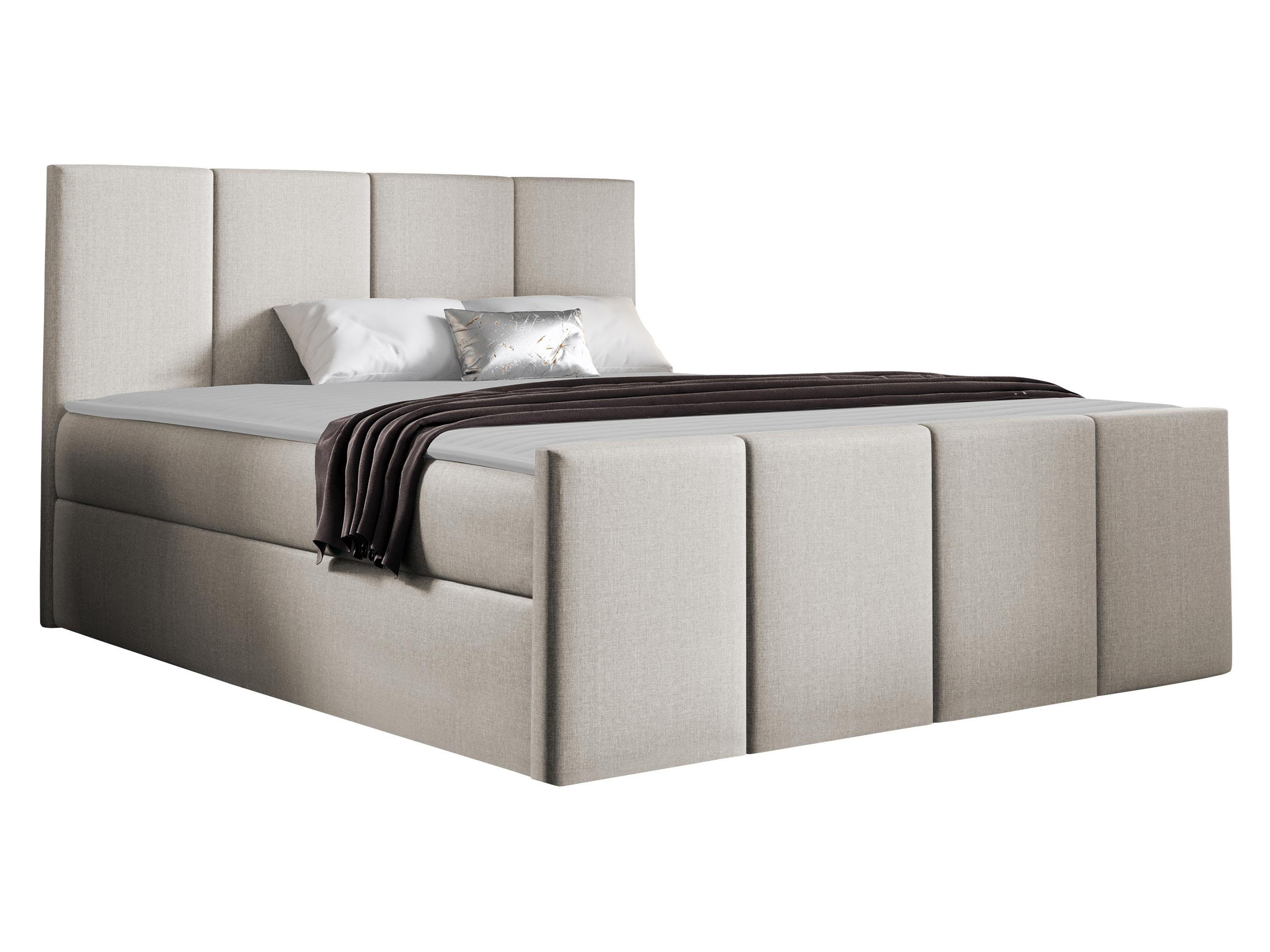 BOXBETT Lars - Creme, Holz (120/200cm) - MIRJAN24