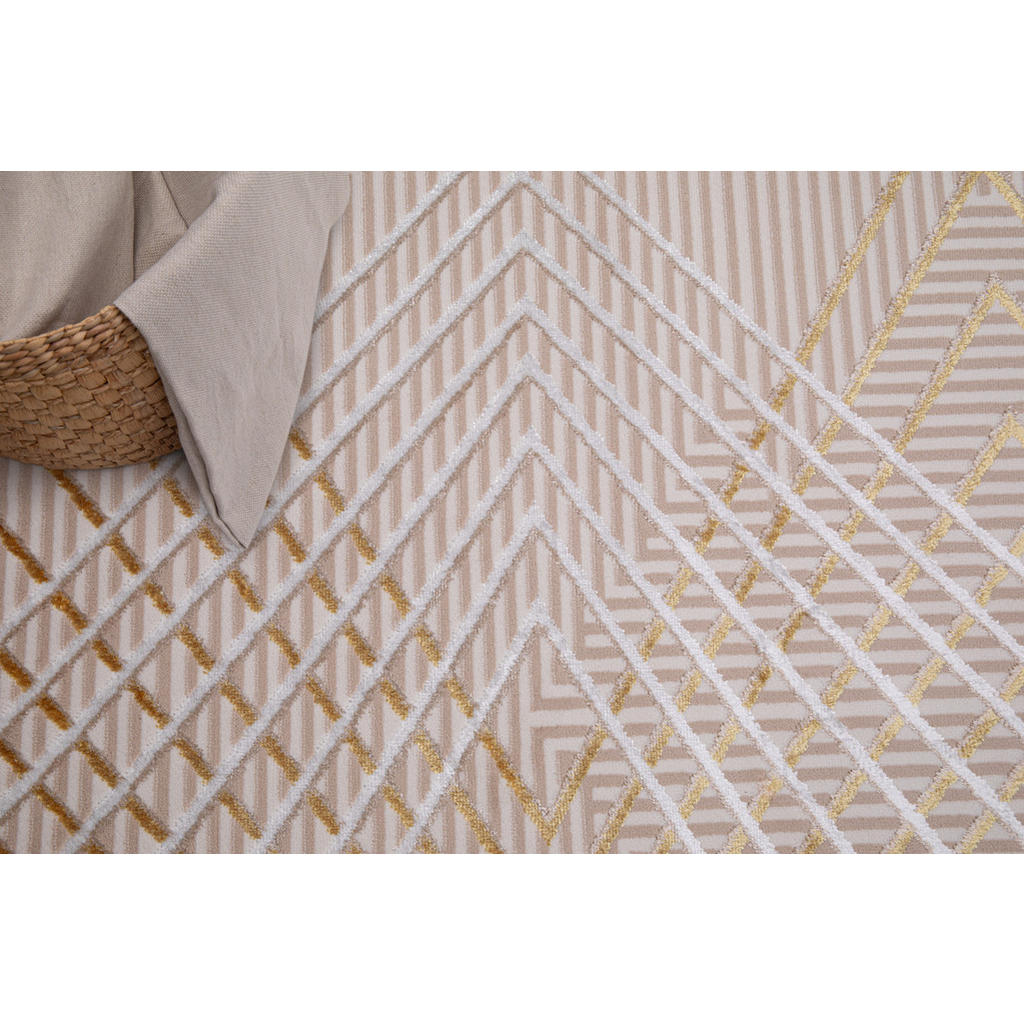 Thumbnail - Tapiso Teppich, Beige, Textil, 160x220 cm, Teppiche & Böden, Teppiche, Moderne Teppiche