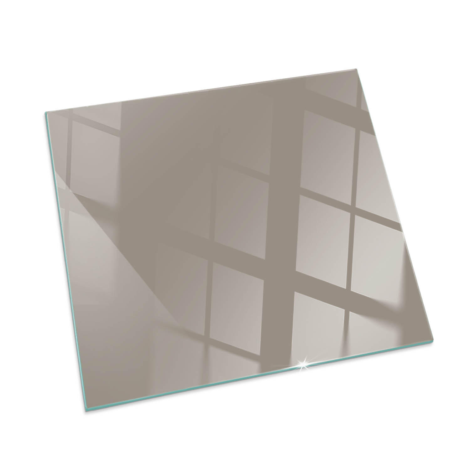 ArtPrintCave Glasplatte Braun 50x50x0.4 cm