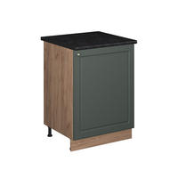 SPODNÁ SKRINKA POD DREZ Fame-Line, Zelený a zlatý vidiecky dom/Dub Goldkraft, 60 cm - zelená/dub medový, kompozitné drevo (60/82/60cm) - Vicco