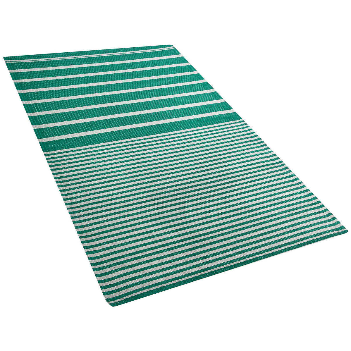 OUTDOOR-TEPPICH Haldia 180/90 cm - Grün, Kunststoff (90/180cm) - Beliani