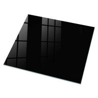 GLASPLATTE 80x60 cm – Schwarz - Türkis, Glas (0.4/80/60cm) - ArtPrintCave