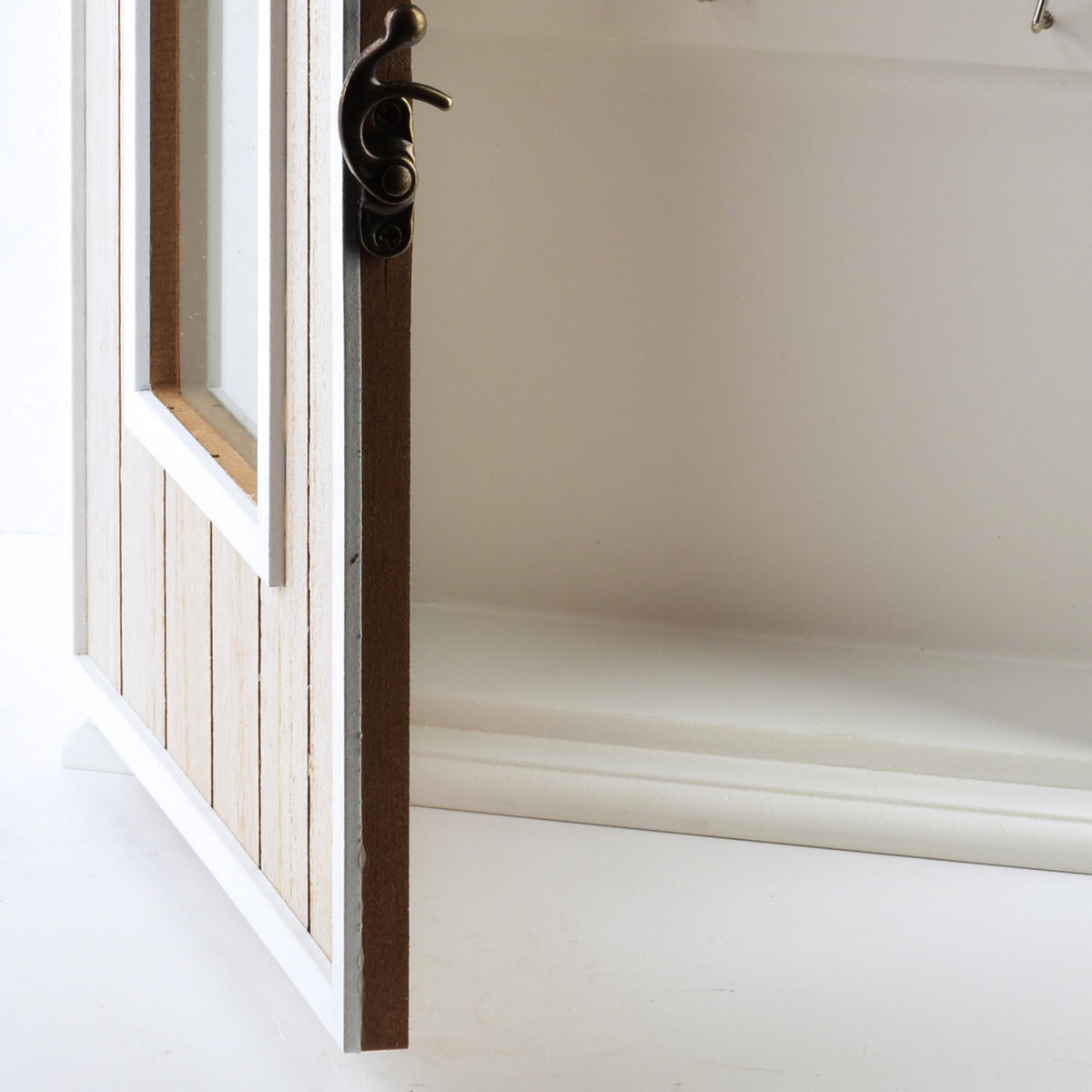 SCHLÜSSELKASTEN Stacy Weiß 23/30/9 cm Holz - Weiß, Holz (30/9/23cm) - Mondex