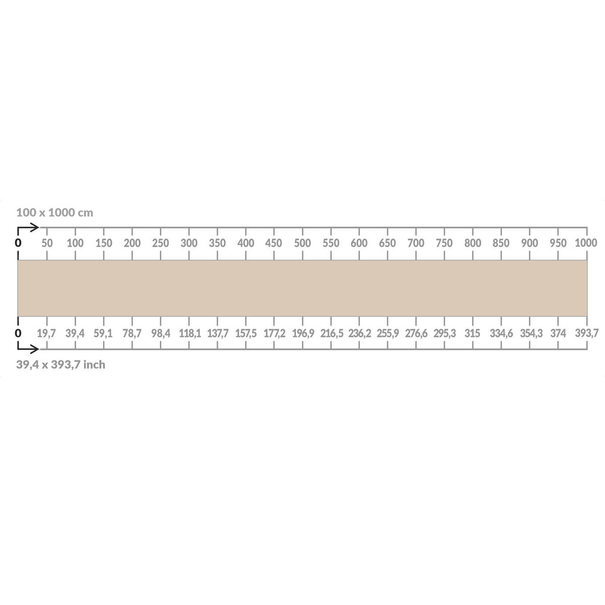 BALKON SICHTSCHUTZ Macchiato 450/100 cm - Beige, Kunststoff (450/100cm) - Bilderwelten