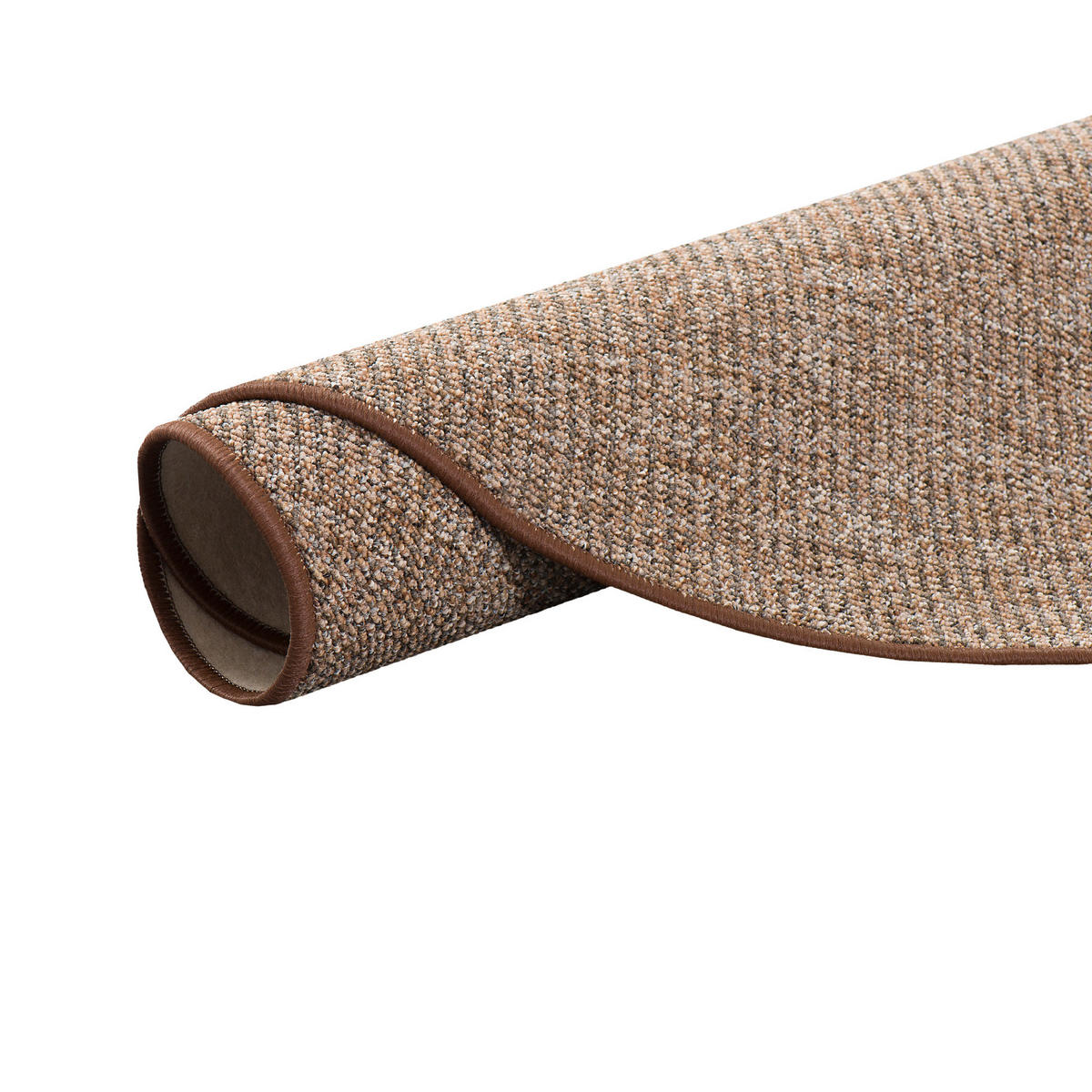 SCHLINGENTEPPICH PRIMO RUND - Braun, Textil (200/200cm) - Snapstyle