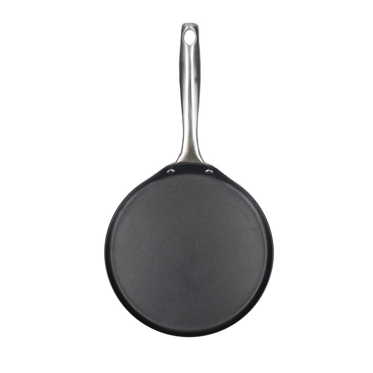 MASTERCLASS Pfannkuchenpfanne ø 24 cm - Standard Antihaftbeschichtung - Schwarz, Metall (24cm)