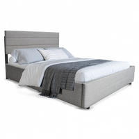 BETT mit Schubladen und Bett-Schublade/ Bett PALERMO 140x200- Hellgrau - Grau, Holzwerkstoff (140/190cm) - Weber Industries
