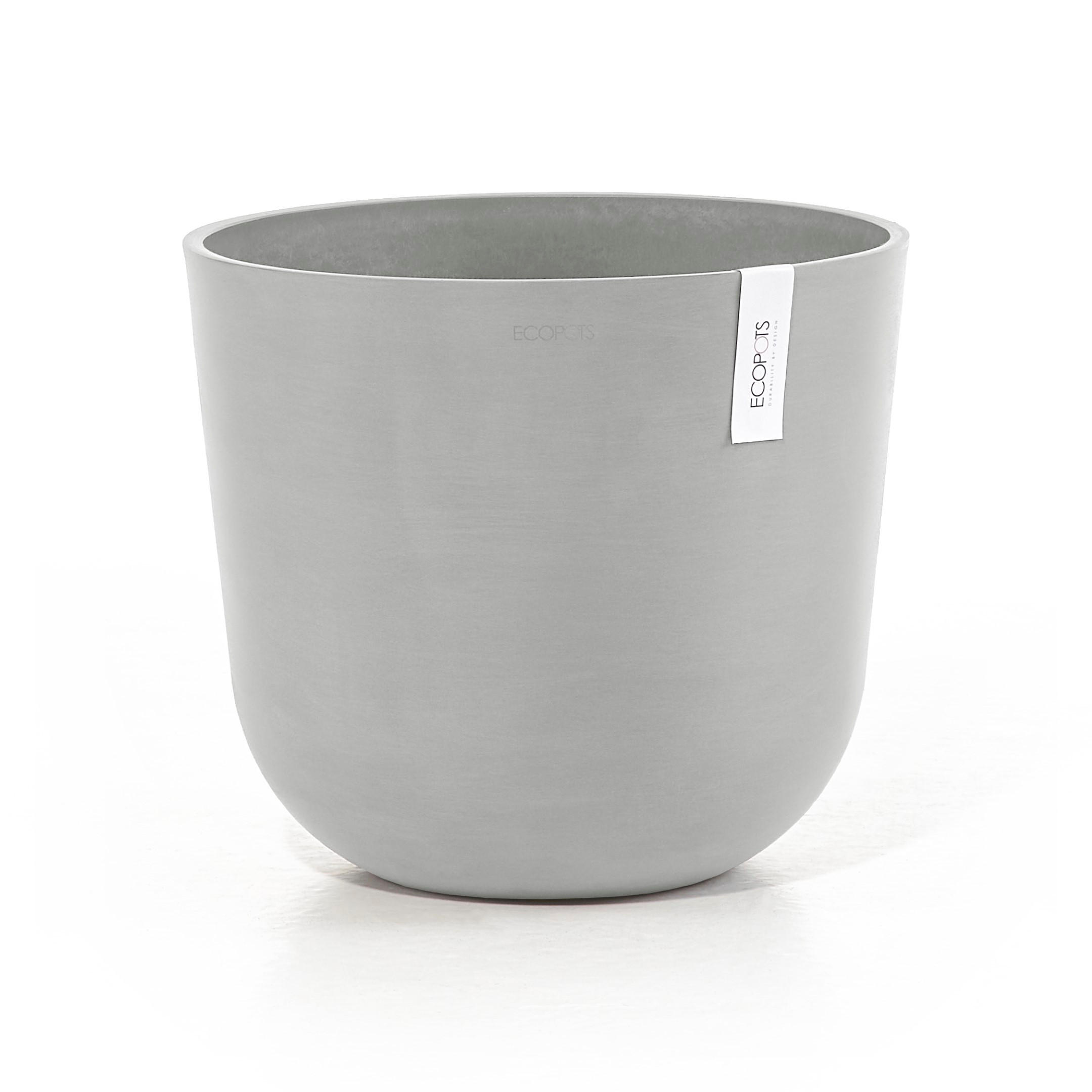 Ecopots Blumentopf Hellgrau 30.5 cm