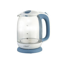 WASSERKOCHER ELEKTRISCH Weiß 22/15.5/23.5 cm MR056BLUE - Weiß, Glas (15.5/23.5/22cm) - Maestro 