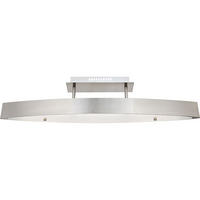 LED DECKENLEUCHTE SARAGOSSA Silber Metall Acryl - Silberfarben, Metall (80/9/18cm) - Globo Lighting