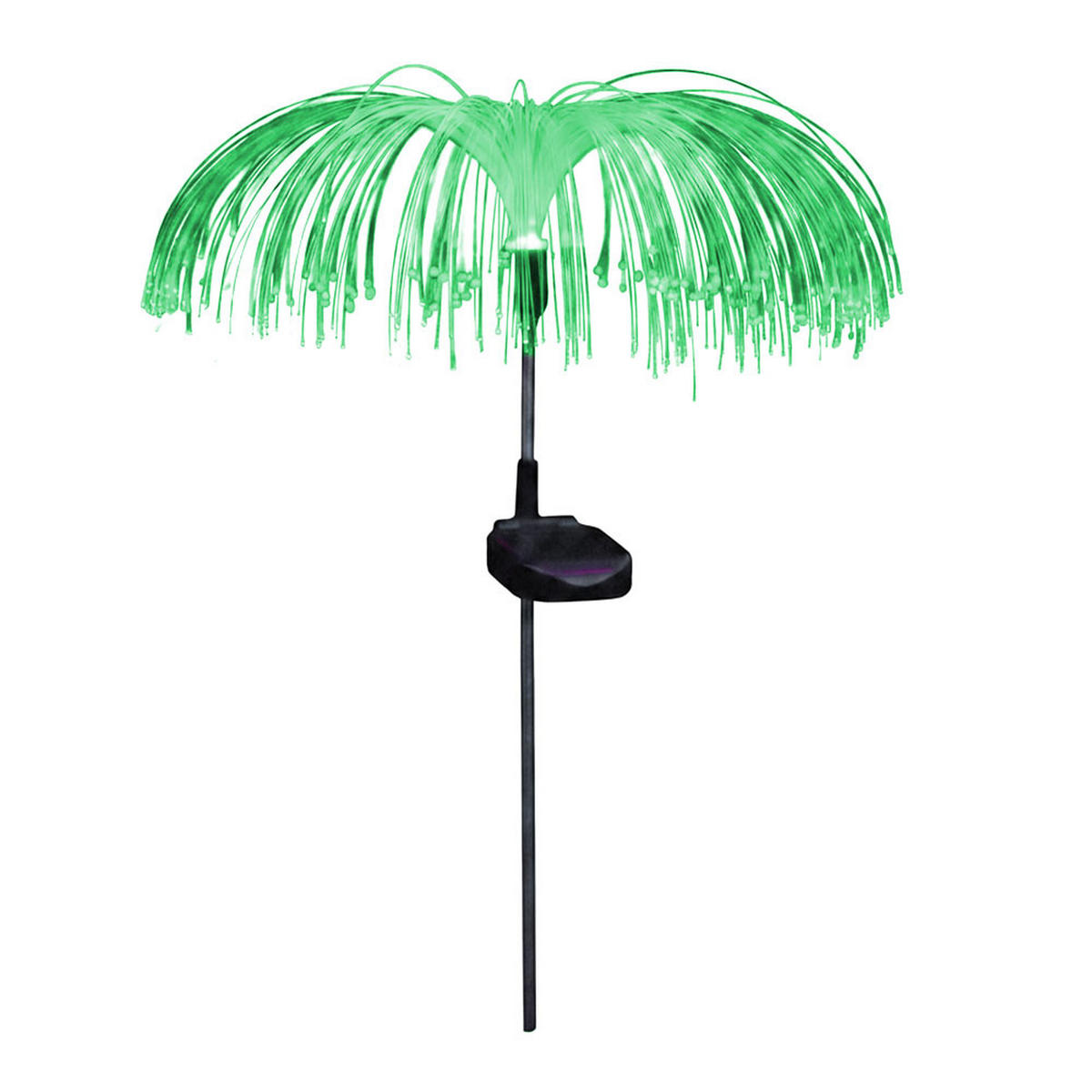 SOLARLEUCHTE, Stecklampe LED, Edelstahl, RGB 2er Set - Schwarz, Metall (26/26/60cm)