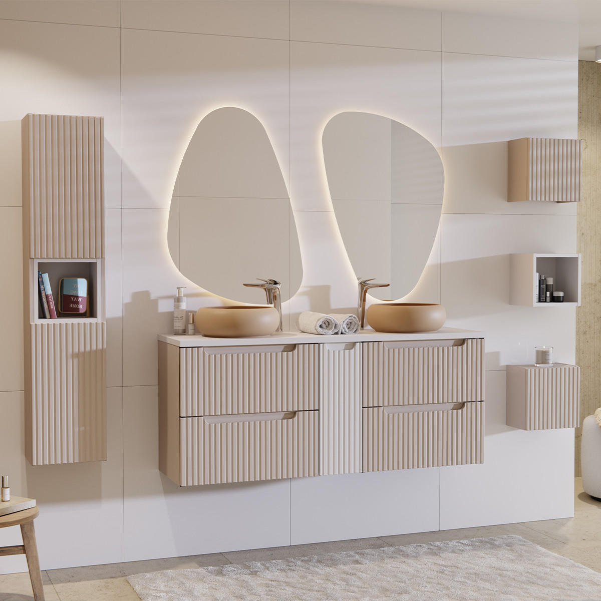 TODO - Weiß, Holzwerkstoff (27/28/21cm) - Petits-meubles