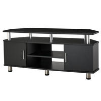 TV-MÖBEL Schwarz 1 Stück - Schwarz, Holzwerkstoff (120/52/40cm) - GiPP