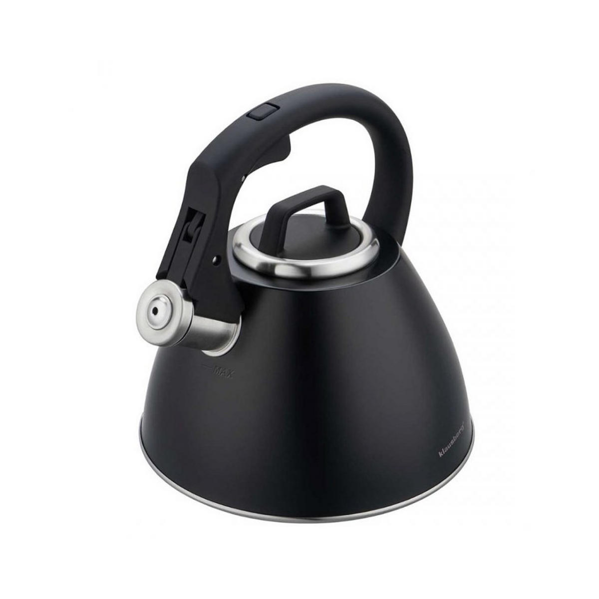 WASSERKESSEL Schwarz 20/21/23 cm 64821 - Schwarz, Metall (20cm) - Klausberg 