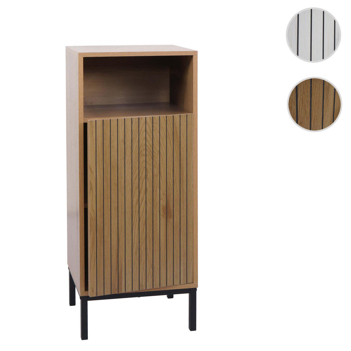 KOMODA Hnedá - hnedá, kompozitné drevo (39/98/30cm) - MCW