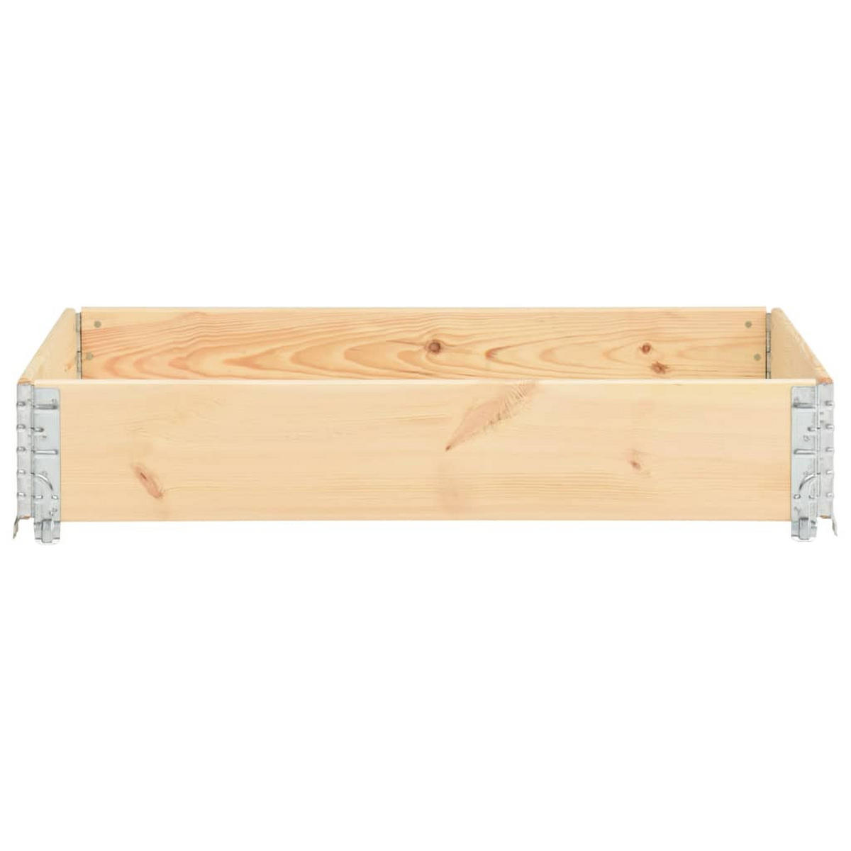 HOCHBEET 50x100 cm Kiefer Massivholz - Braun, Holz (50/19/100cm) - furnicato