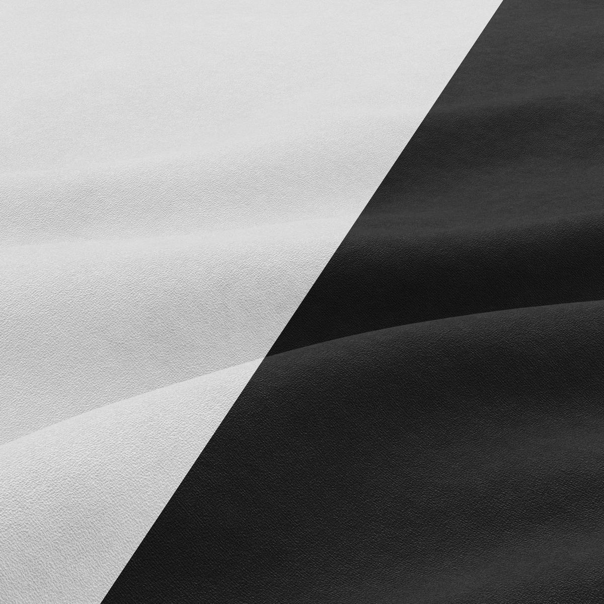 SOFA 3-SITZER MIT SCHLAFFUNKTION ORION, Schwarz + Weiß - Schwarz/Weiß, Textil (220/85/92cm)