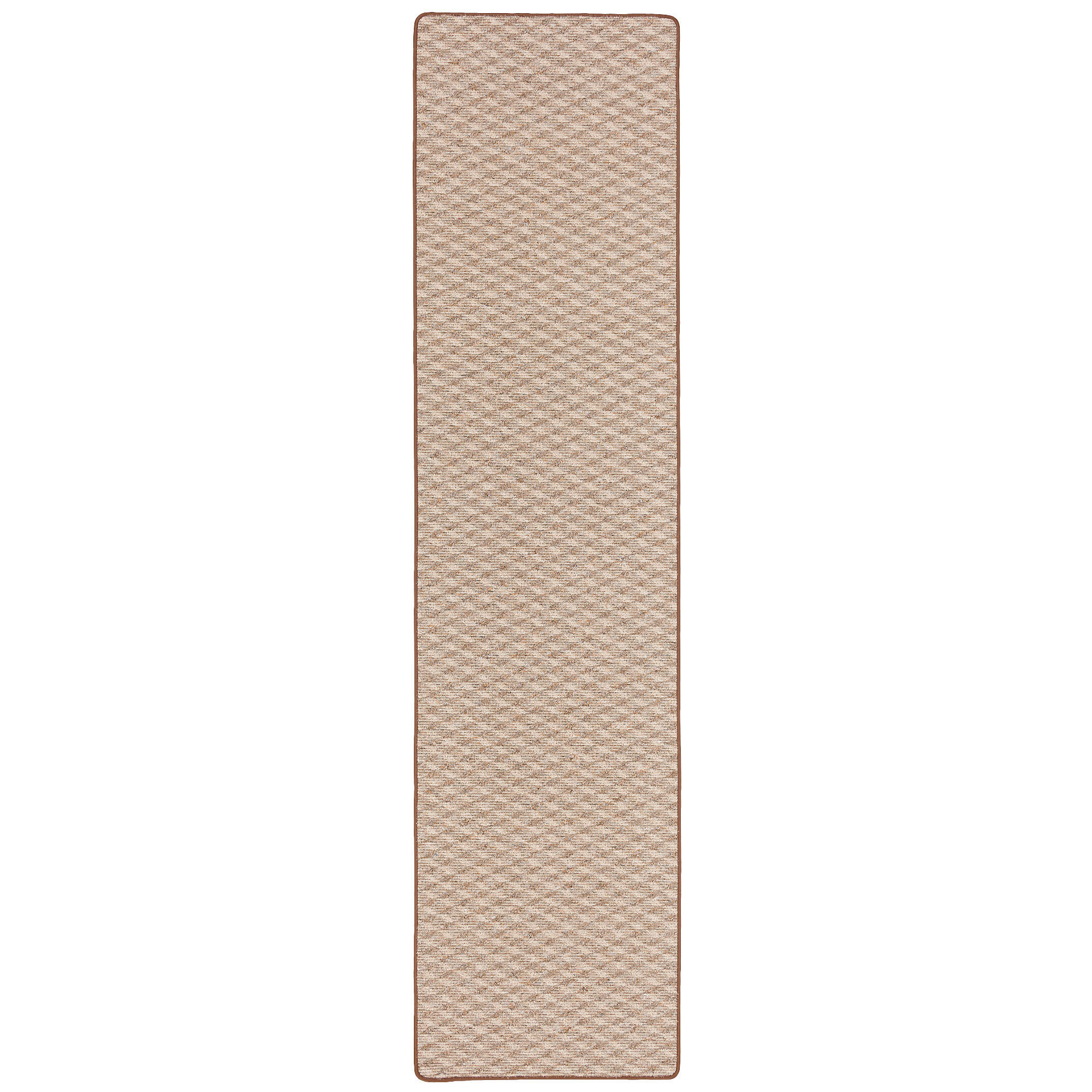 SCHLINGEN LÄUFER MODERN DIAMOND - Cognac, Textil (80/160cm) - Snapstyle