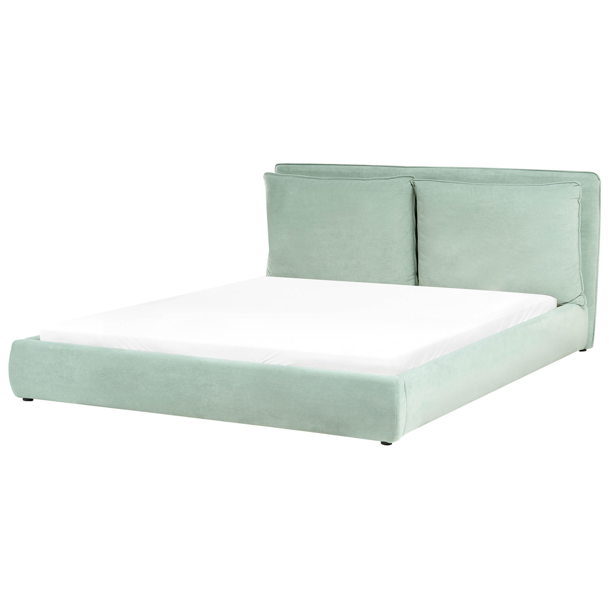 Beliani Wasserbett Mintgrün 180x200 cm