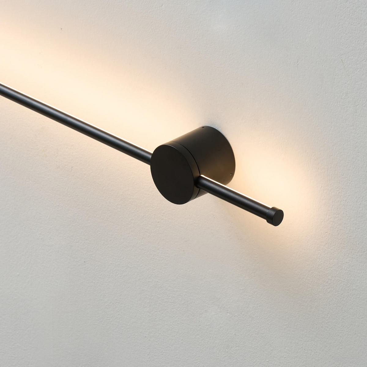 WANDLEUCHTE Nikolai, Schwarz, 97cm - Schwarz, Metall (8/97/7cm) - KOSILUM