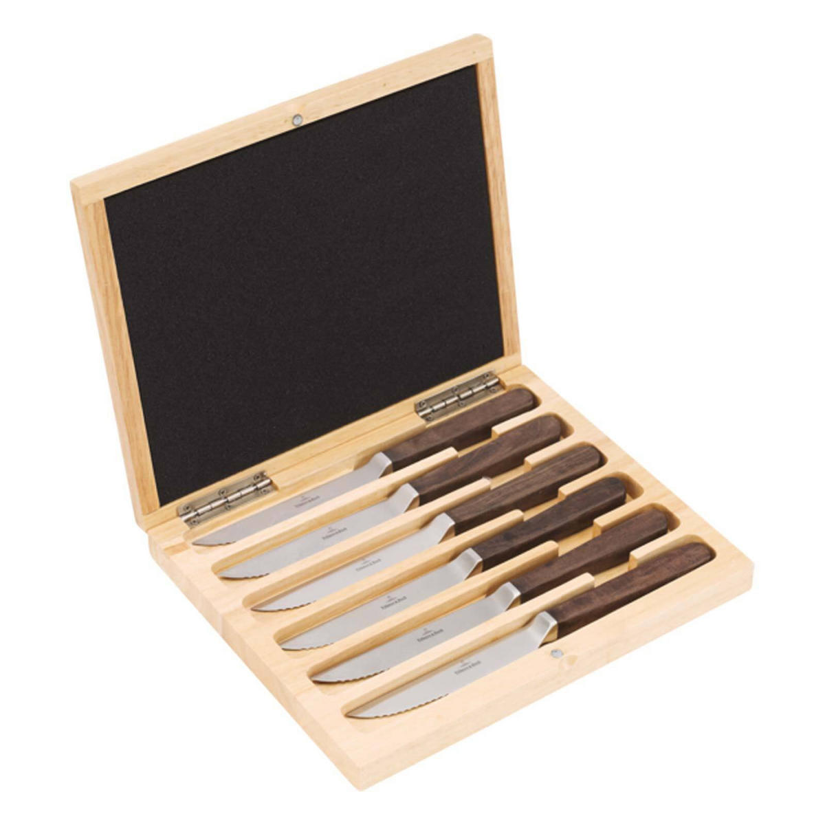 STEAKMESSER Texas silber 23,5 cm 6er Set - Silberfarben, Metall - Villeroy & Boch