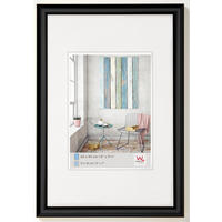 BILDERRAHMEN TrendstyleKst.Rahmen 18x24 cm Schwarz - Schwarz, Kunststoff (20.8/26.9/1.7cm) - walther design