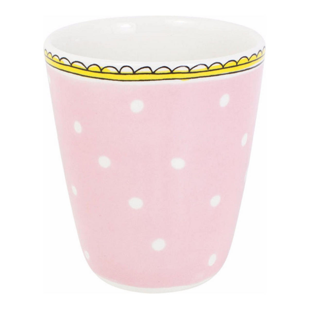 BECHER Punkt in Rosa - 350 ml - Pink, Keramik (0.35L) - Blond Amsterdam