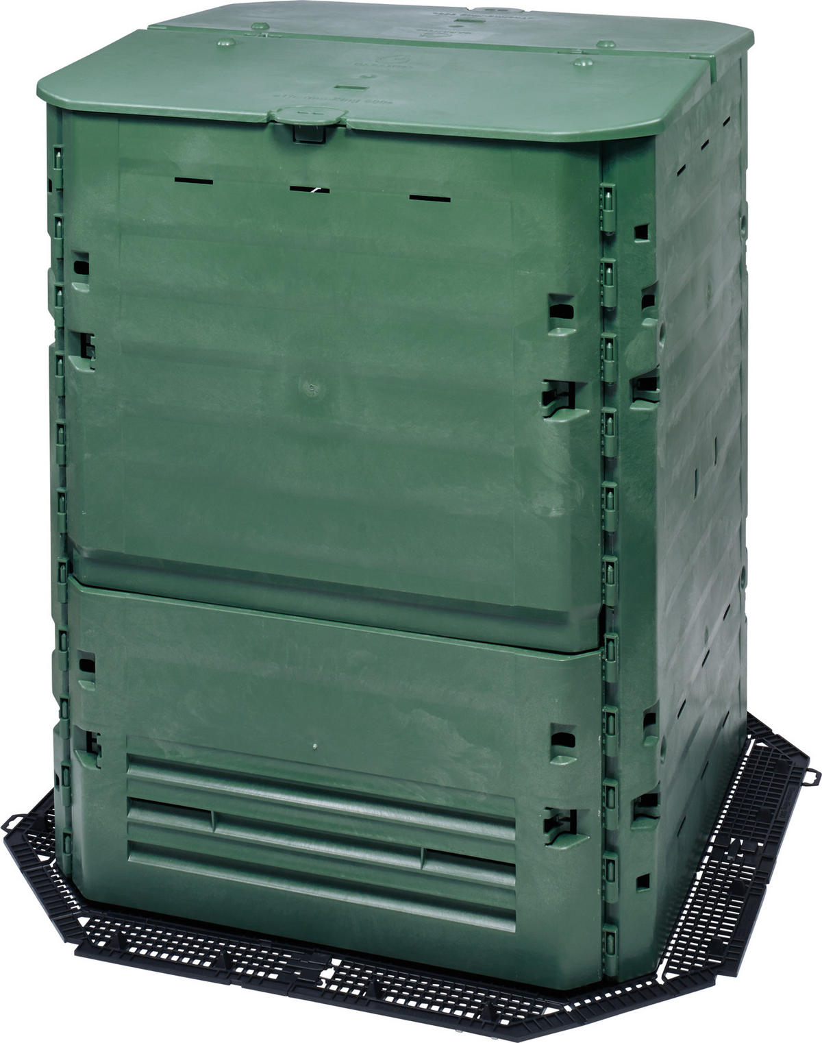 BODENGITTER THERMO- / 900 / 600 / 400 L, schwarz - Schwarz, Kunststoff (98/1/98cm) - GARANTIA