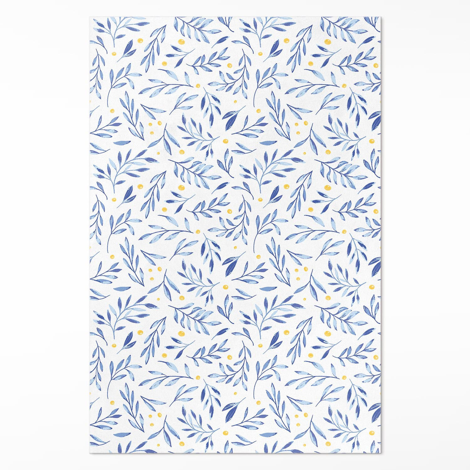 Wallfluent Teppich Dunkelblau 60x90 cm
