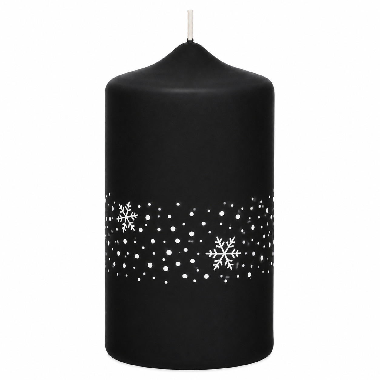 Kopschitz Kerzen Adventskerzen Schwarz 7x15x15 cm