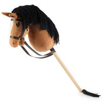 HOBBY-HORSE Steckenpferd Fuchs Größe M - Braun, Textil (35/79cm) - Bieco Spielwaren
