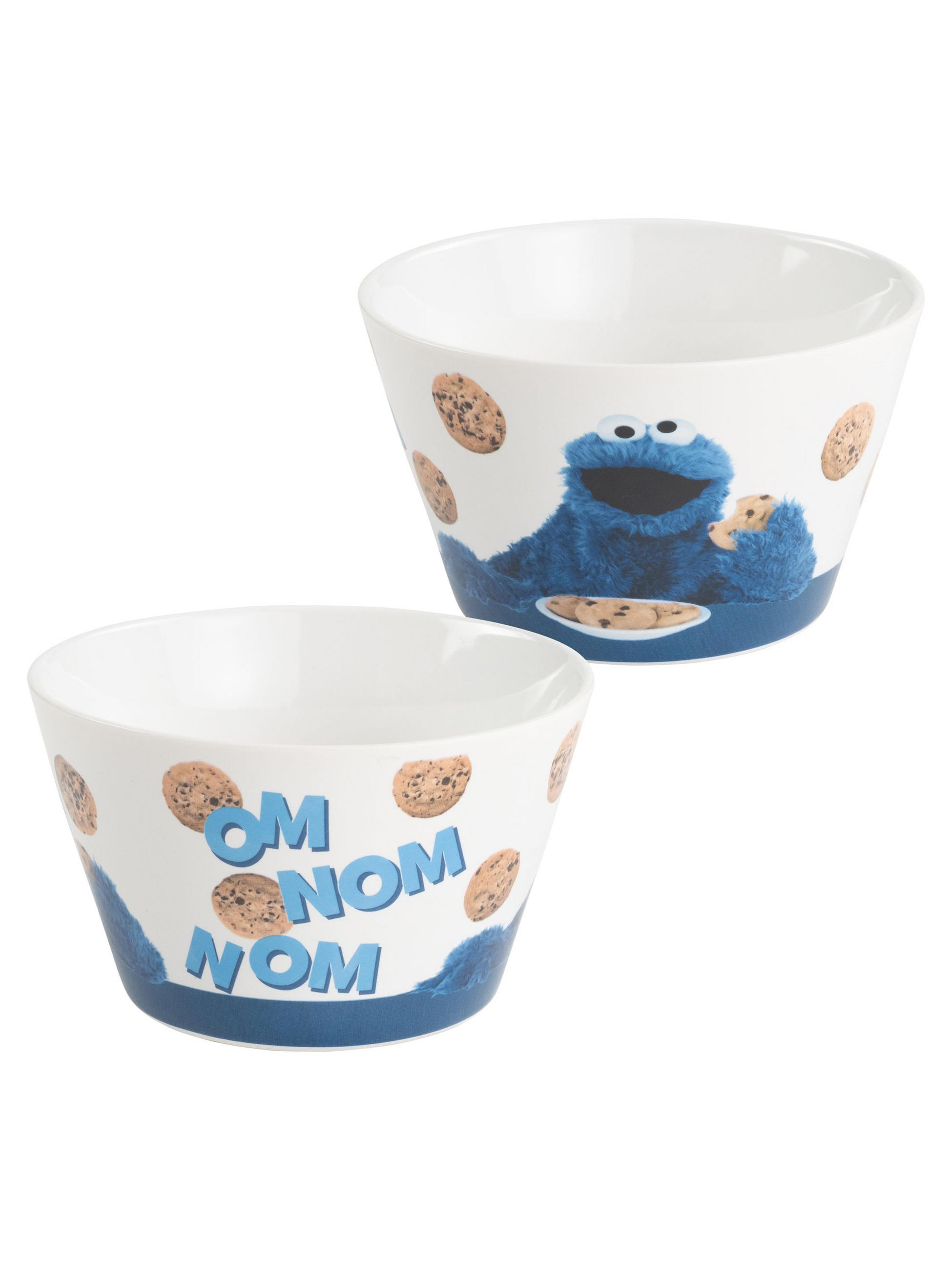MÜSLISCHALE Die Schlümpfe Weiß 500 ml - Weiß, Keramik (14cm) - United Labels