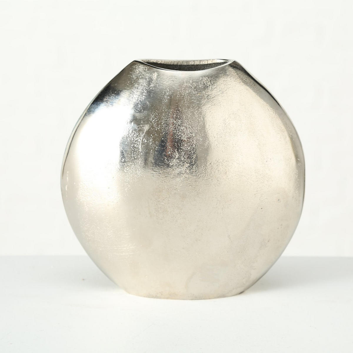 VASE Metall Flaire 22 cm - Silberfarben, Metall (22cm) - Boltze Home