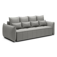 SCHLAFSOFA WELSH - Grau (SOLA 04) - Grau, Holzwerkstoff (242/94/106cm) - Möblo