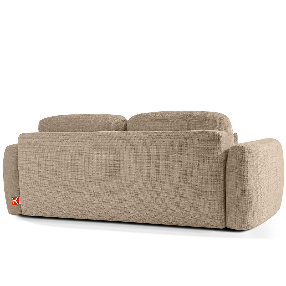 SOFA 3 ELOSA - Beige, Holz/Textil (245/85/115cm) - KONSIMO®