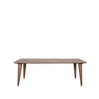 ESSTISCH Fly - Brown - 250/100/76 cm - Braun, Holz (100/250/76cm) - LABEL51