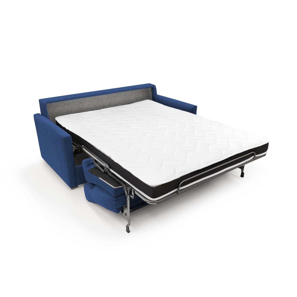 SCHLAFSOFA Margot - Blau, Textil (196/102/97cm) - Divani.store