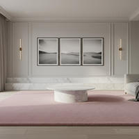 TEPPICH Flur Einfarbig Pflegeleicht Waschbar Wohnzimmer OEKO-TEX Rosa 240x340 cm Gekettelt – NECKAR - Rosa, Textil (240/340cm) - KADIMA DESIGN