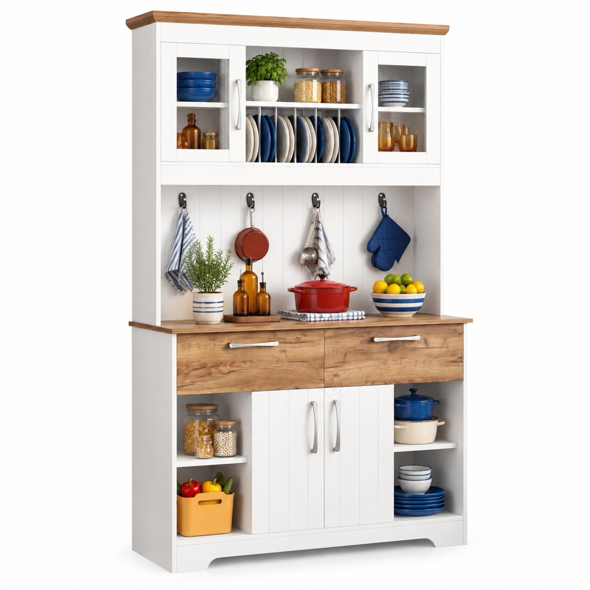 Ivmeu Küchenschrank Natur 106x176.5x39 cm