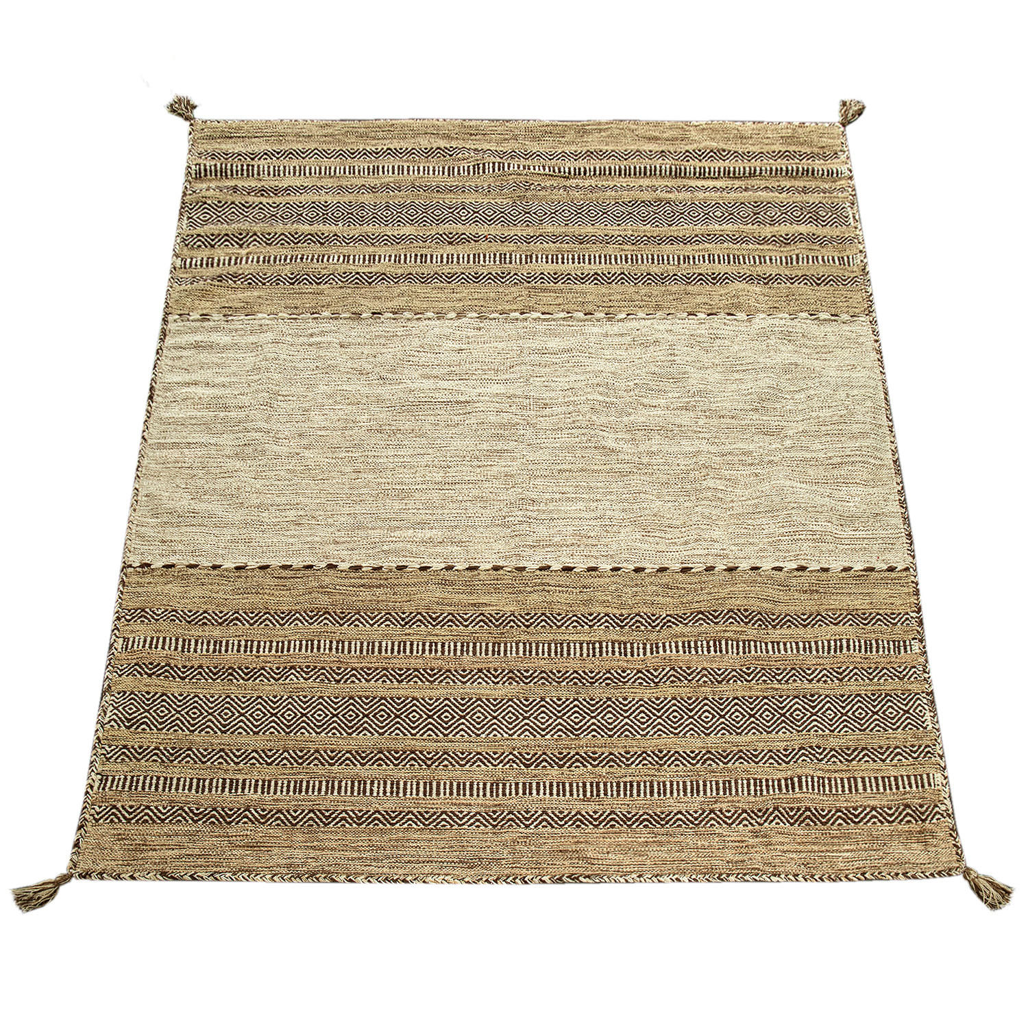 HOCHFLORTEPPICH 120/170 cm Kilim 217 - Beige, Textil (120/170cm) - Paco Home