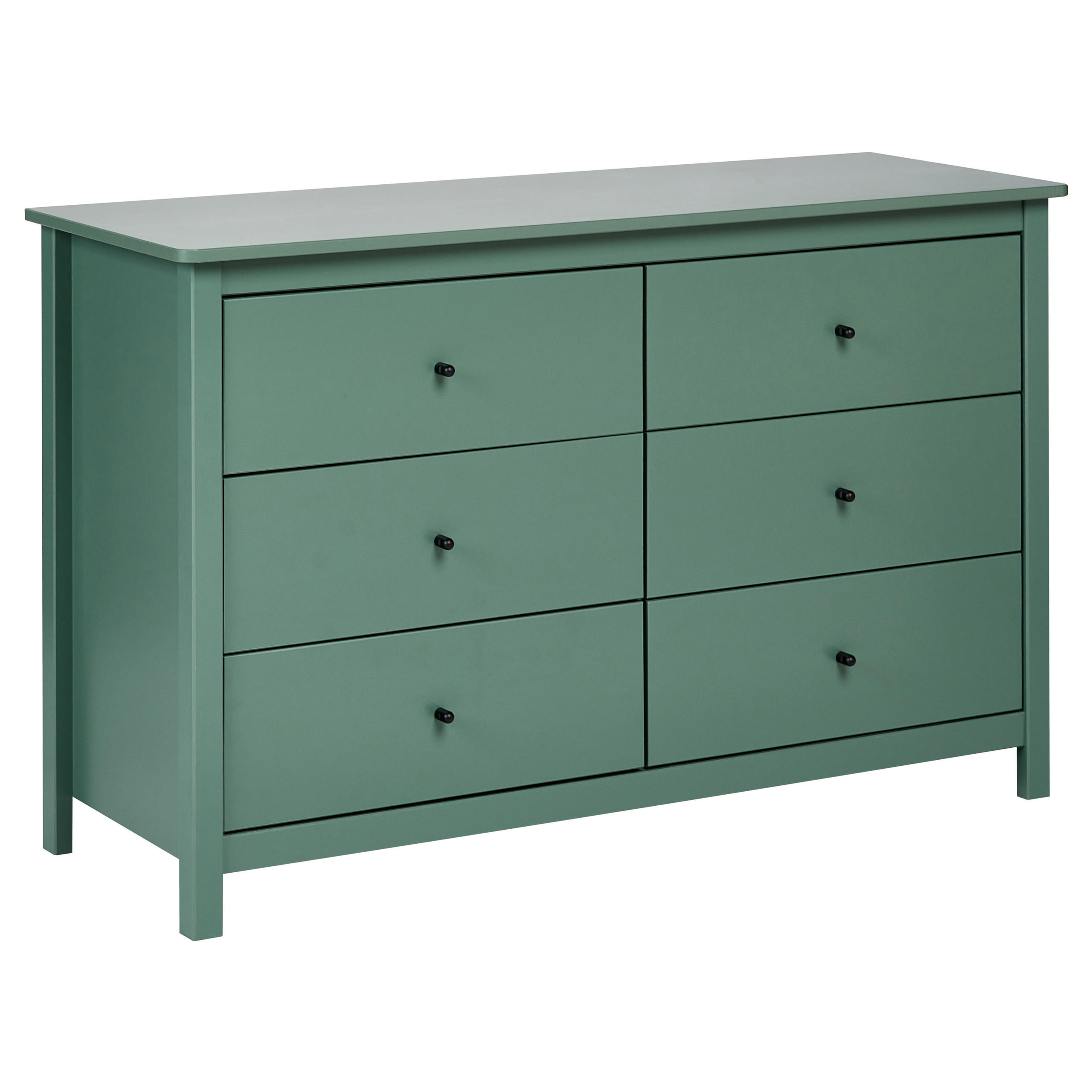 Beliani Kommode Grün 130x82x45 cm