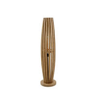 STEHLEUCHTE Orbit Braun 22/105/ 22 cm - Braun, Holz (22/105/22cm) - Hoyz Collection