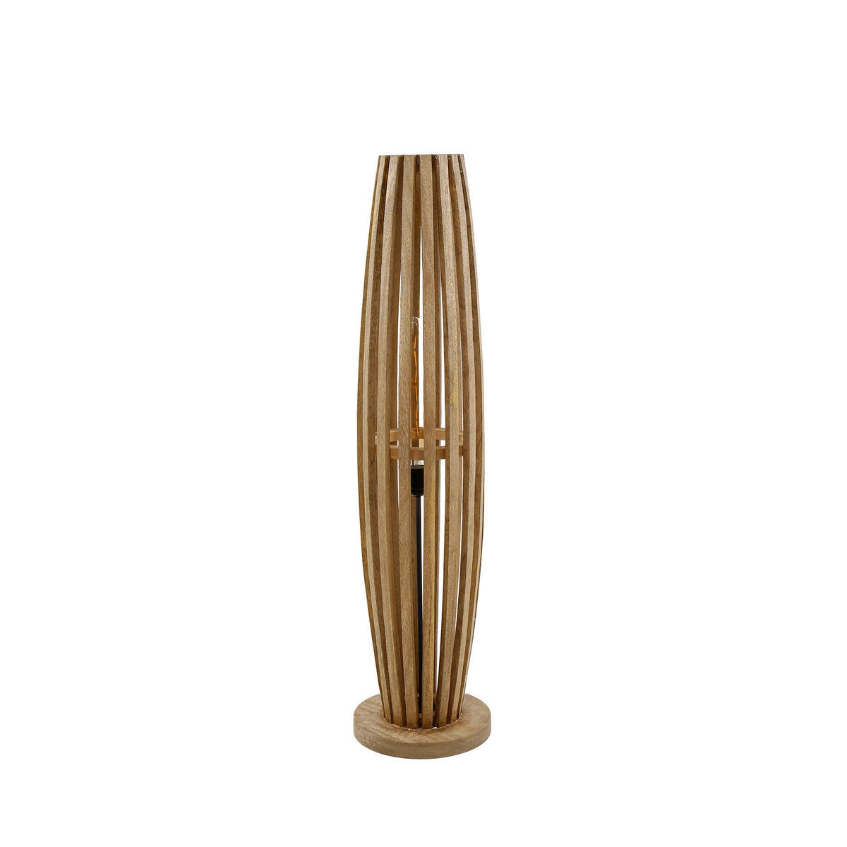 STEHLEUCHTE Orbit Braun 22/105/ 22 cm - Braun, Holz (22/105/22cm) - Hoyz Collection