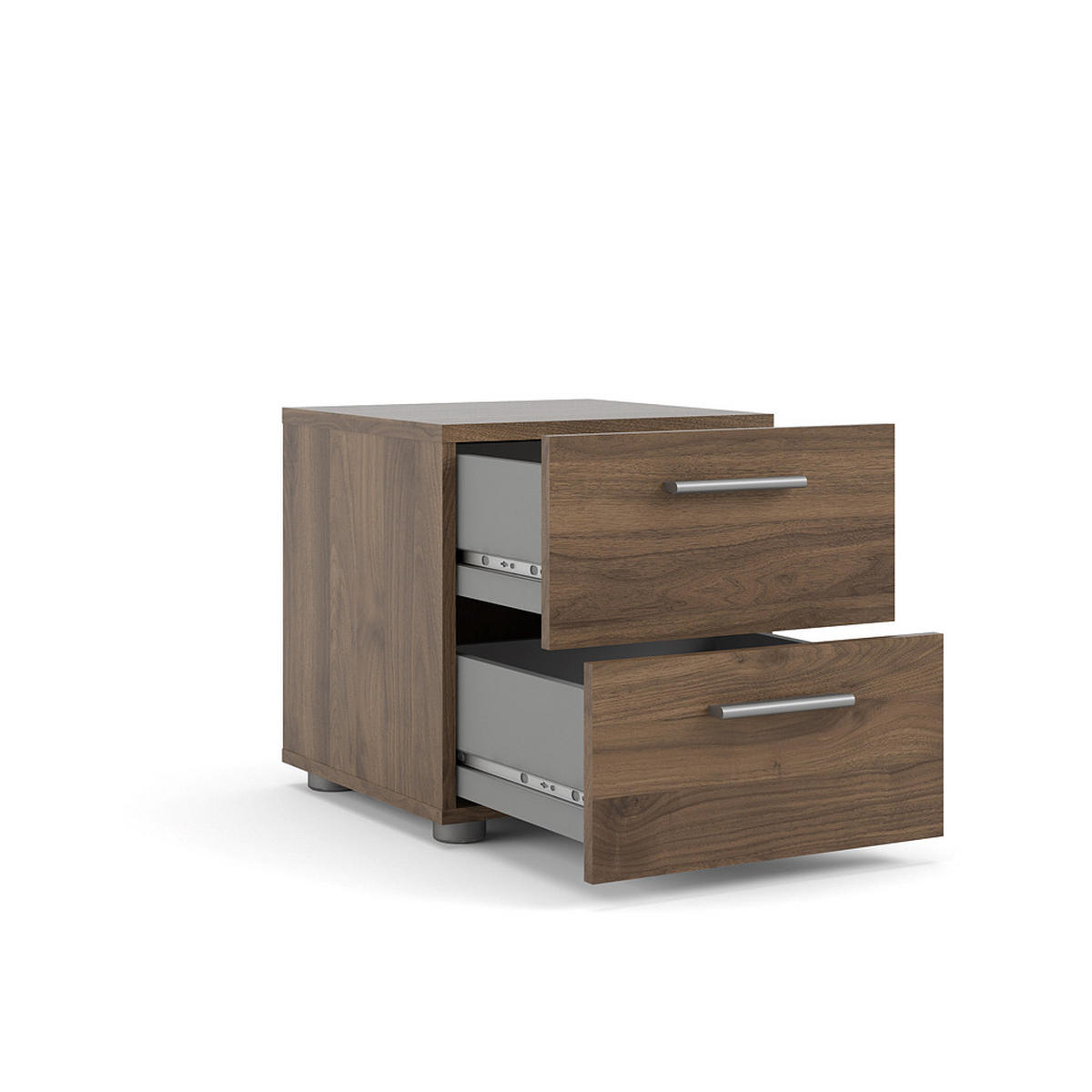 NACHTSCHRANK walnuss - Braun, Holzwerkstoff (40/42/40cm) - ebuy24