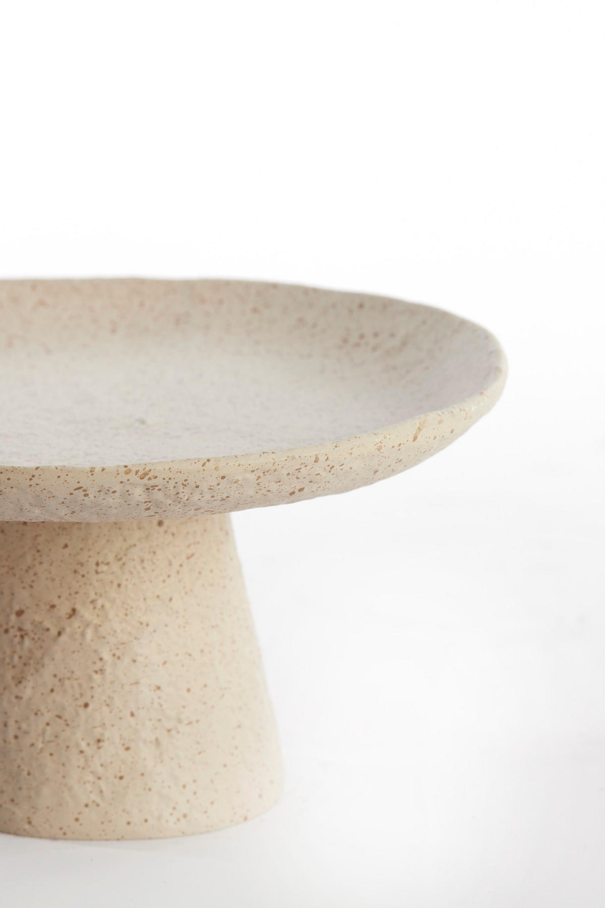 SCHÜSSEL Ota Braun Ø24,5/12 cm - Beige, Metall (24.5/12cm) - Light & Living