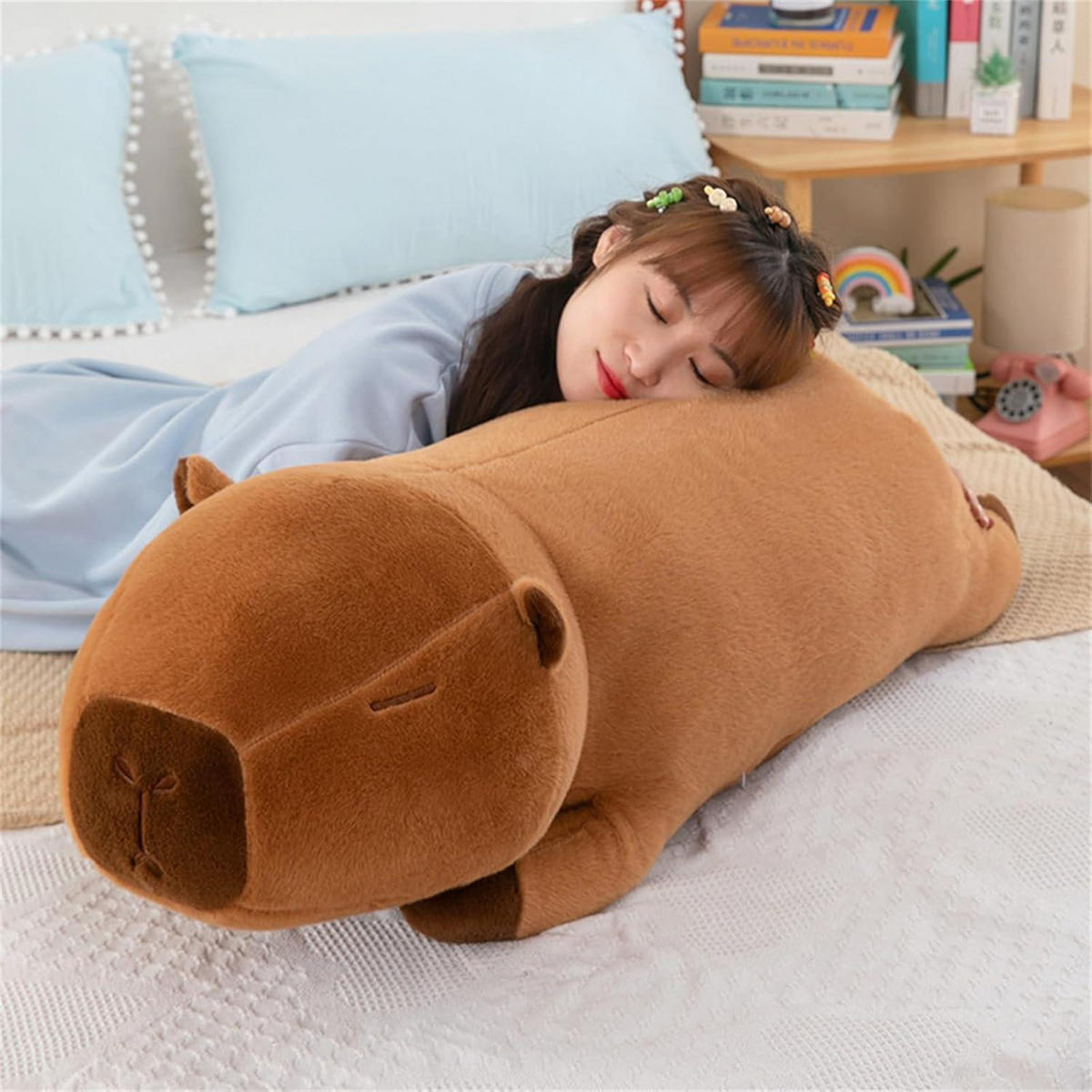 PLÜSCHTIER Capybara 50 cm Braun - Braun, Textil (20/50cm)