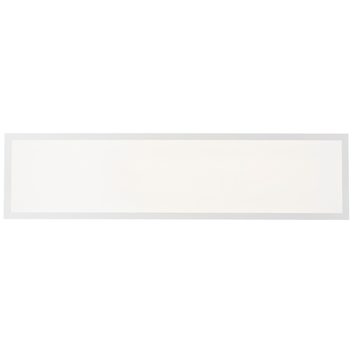 LED DECKENLEUCHTE Trevis Weiß 25/100/5,3 cm - Weiß, Metall (25/100/5.3cm) - Brilliant