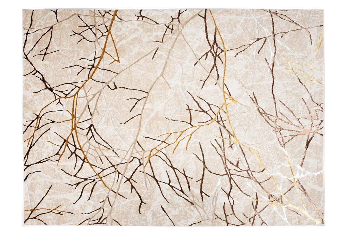 TEPPICH GOLDEN Creme 200/300 cm - Creme, Kunststoff (200/300cm) - Tapiso