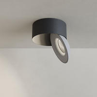 LED-AUFBAULEUCHTE Santa Neo Schwarz/Weiß Neutralweiß - Schwarz/Weiß, Metall (10.8/10.8/5cm) - s.luce